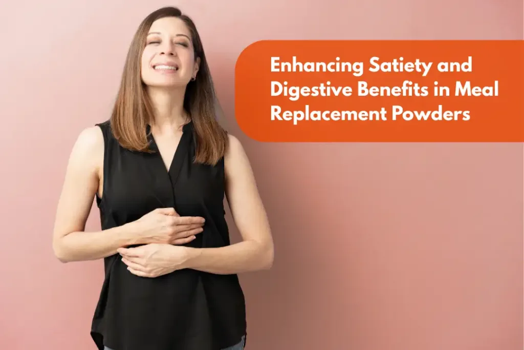 enhancing satiety in meal replacement powder