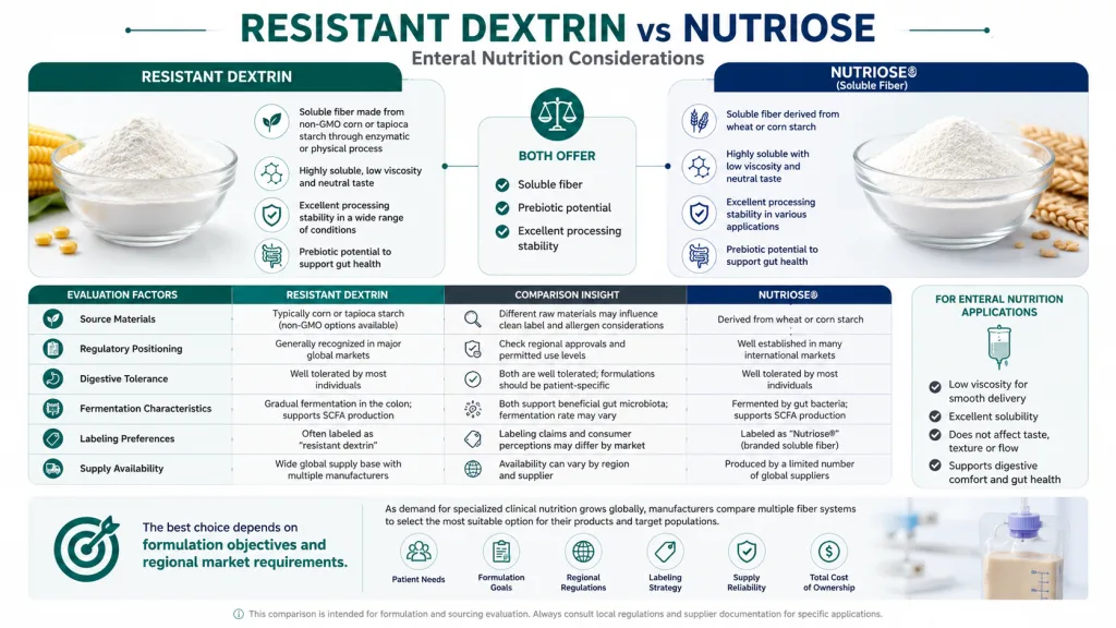 Resistant Dextrin for Medical Clinical Enteral Nutrition Why Modern Enteral Formulas Are Embracing Soluble Prebiotic Fiber 4