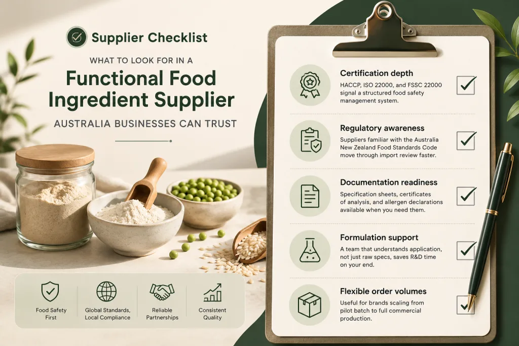 Food Ingredient Supplier Australia A Buyer's Guide to Sourcing Functional Ingredients That Meet Compliance and Innovation Needs 2