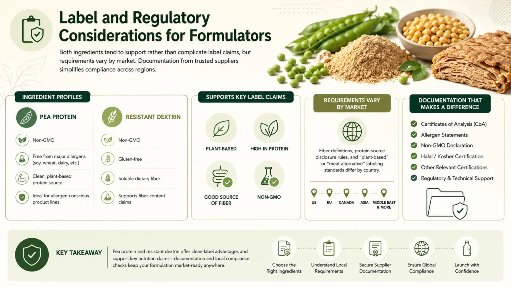 Pea Protein and Resistant Dextrin in Meat Analog Formulation A Manufacturer's Guide 2