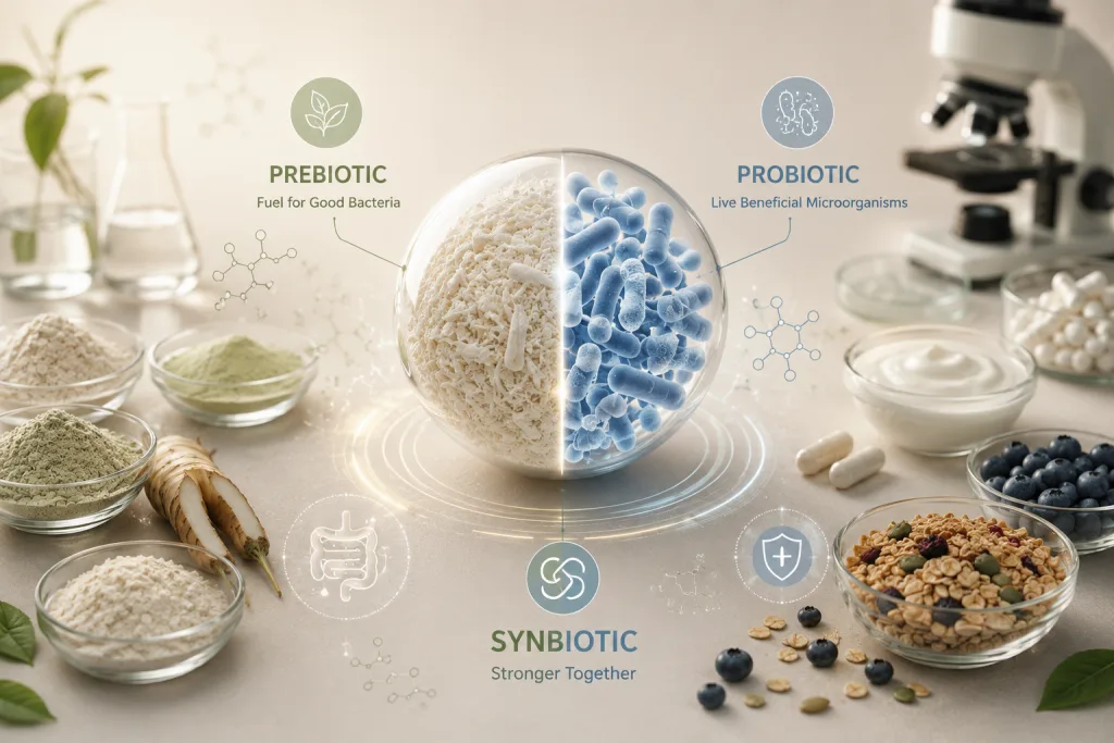 Synbiotic Formulation A Manufacturer's Guide to Pairing Prebiotics and Probiotics for Functional Food