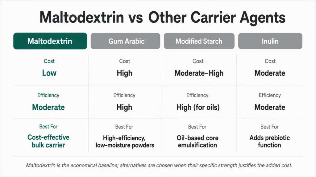 Maltodextrin Carrier for Flavor and Probiotics A Formulator's Guide to Encapsulation Performance 2
