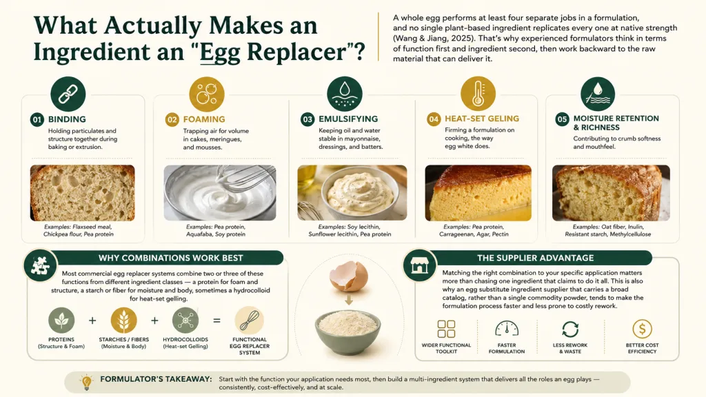 Plant-Based Egg Replacer Ingredients A Formulator's Guide to Functional, Bulk-Ready Alternatives 2