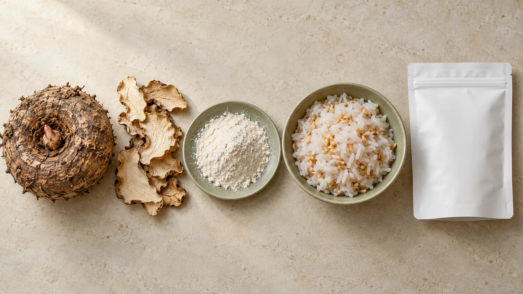 Dry Konjac Rice A B2B Guide to High-Fibre, Prebiotic Porang Rice